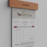 DT-04 Ahşap Duvar Takvimi