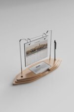 TA-14 Ahşap Masa Takvimi